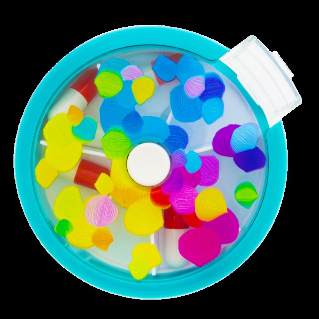 Spin Doctor - 7 day pillbox - 7 dagen pillendoos Palette
