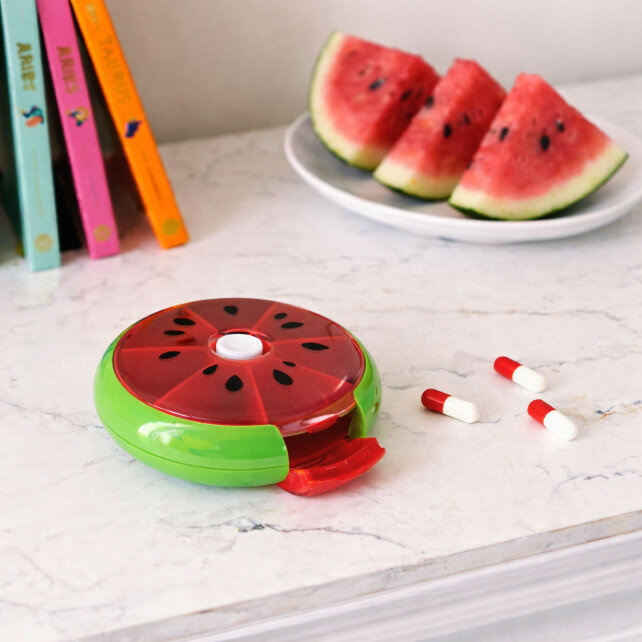 Spin Doctor - 7 day pillbox - 7 dagen pillendoos Pasteque Watermeloen