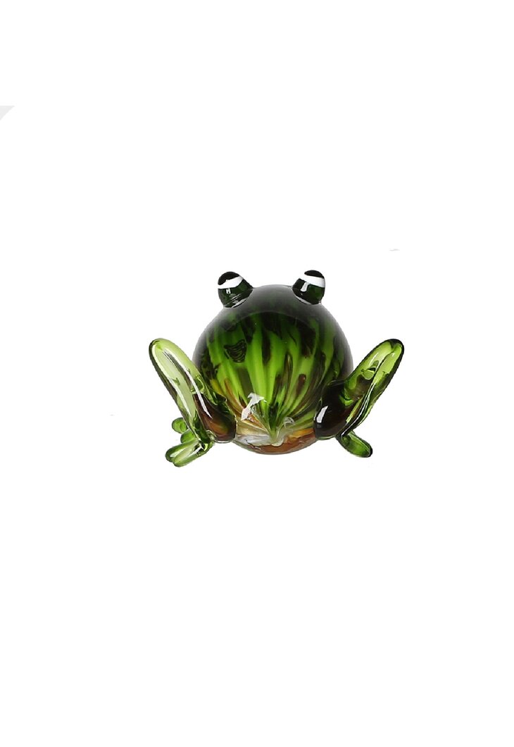 Glass Figure Frog Kikker