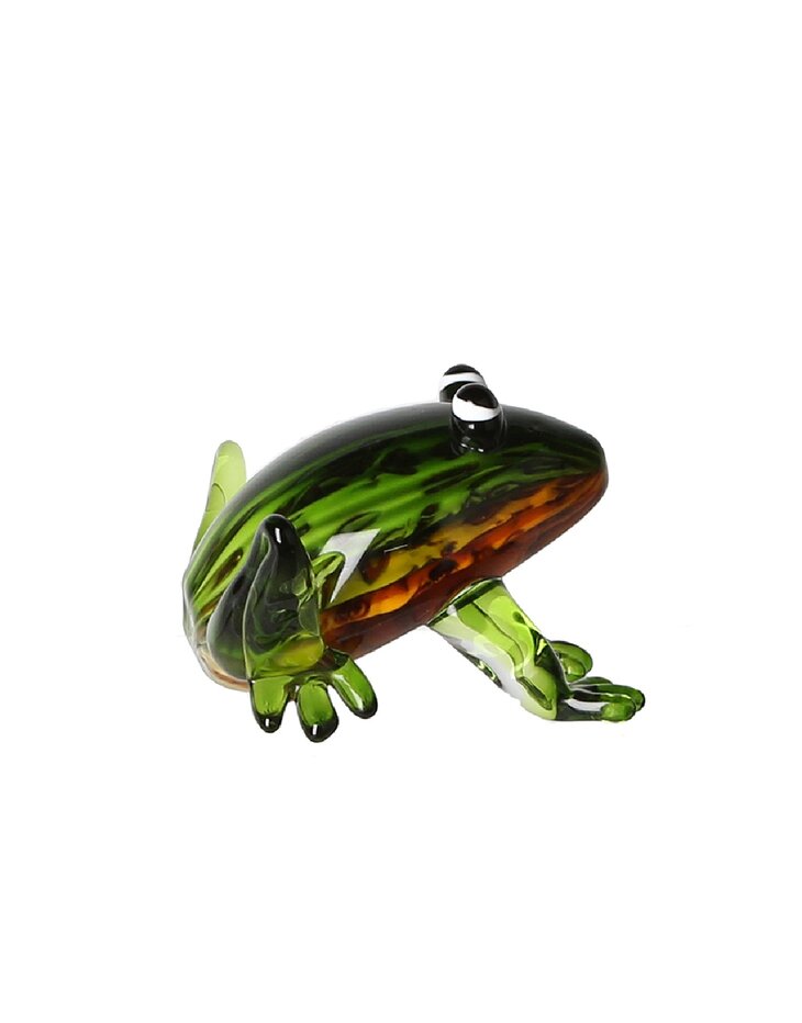 Glass Figure Frog Kikker