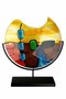 Glasart ronde deco vaas MURANO 37 cm.