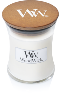 WOODWICK Geurkaars Linen Mini