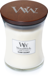 WOODWICK Geurkaars Island Coconut Mini