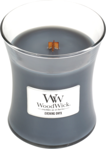 Woodwick.  Evening Onyx medium