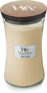 WOODWICK Geurkaars Vanilla Bean Large