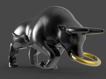 Sleutelhanger Stier Bull.