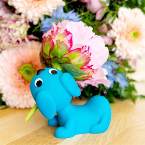 Spons houder hond Blauw Pylones
