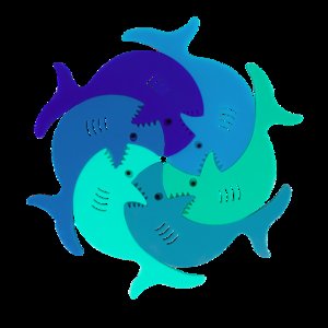 Onderzetters  Shark/Haai Pylones