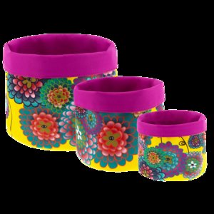 Panier set van 3 manden Dahlia