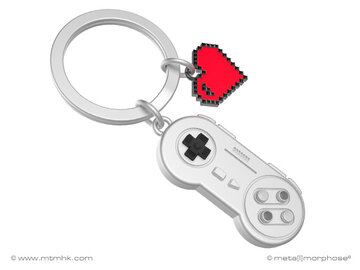 Sleutelhanger Gamer.