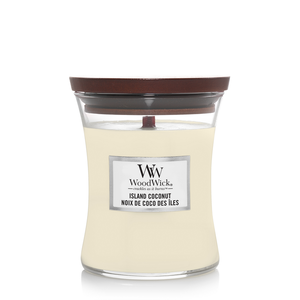 Woodwick Island Coconut Medium.
