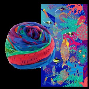Sjaal-Scarf-Balade-Under the Sea.PYLONES.