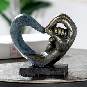Poly Skulptur "Hands of Love"