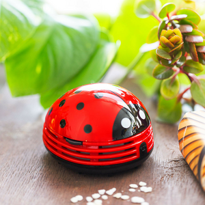 Tafelstofzuiger Lieve heerbeestje. Vacuum cleaner Ladybird. Pylones.Aspimiette.