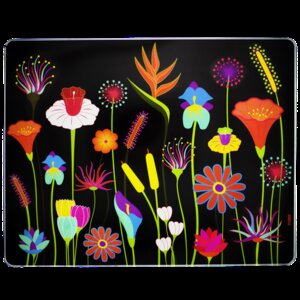 Commy snij/serveerplank Jardin Fleuri 