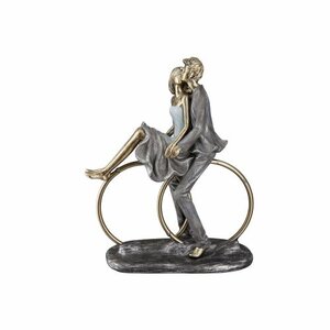 Poly Figur " PAAR OP RINGEN" Sculpture.