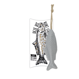 Haring zeep. Deze vis ruikt lekker fris!