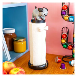 Keukenrol houder Clean'Up Pylones. Grijs.