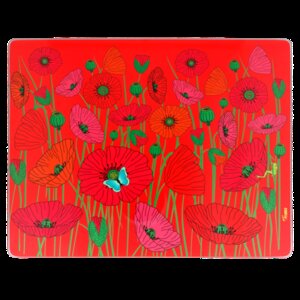 Commy snij/serveerplank Coquelicots