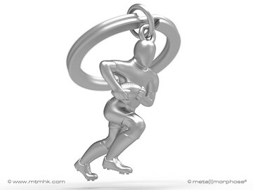 Sleutelhanger Rugbyspeler