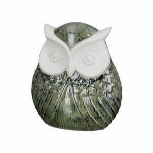 Uil groen keramiek 32471 